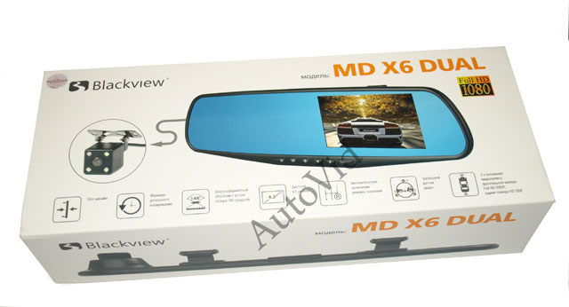 Цена видеорегистратор на две камеры Blackview MD X6 DUAL