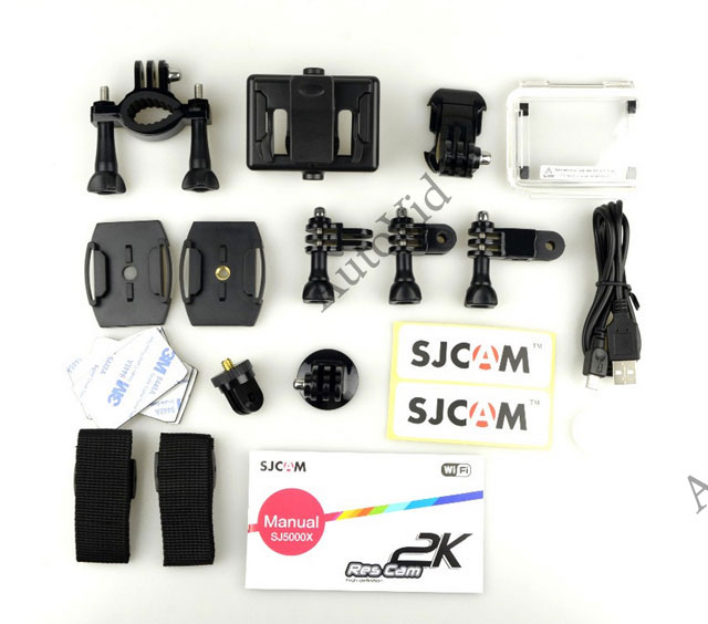Комплектация спортивной камеры SJCAM SJ5000X